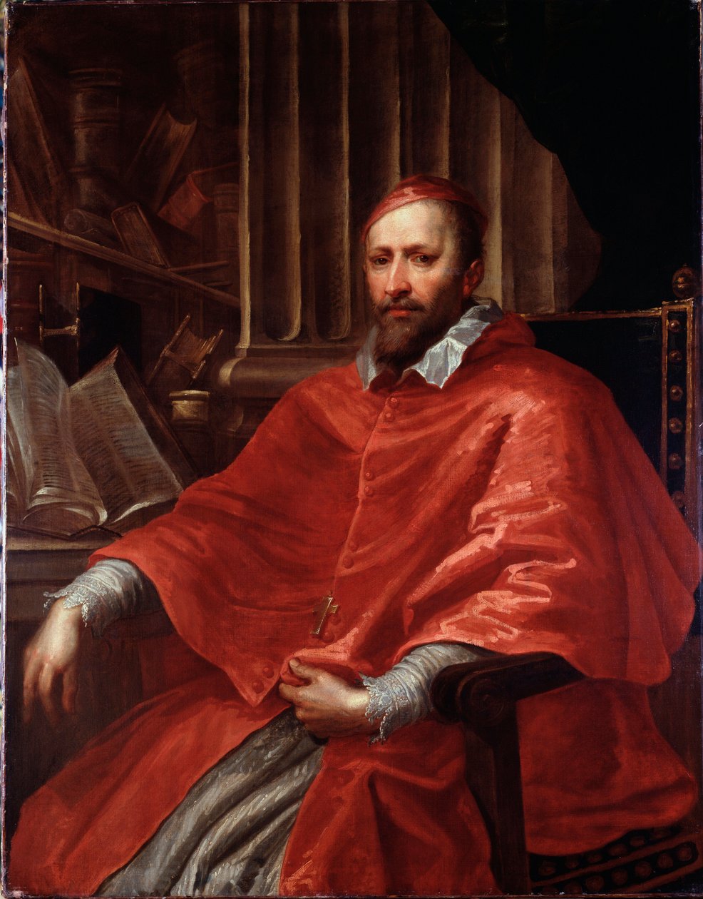 Portrait du cardinal italien Ottaviano Raggi - Giovanni Benedetto Castiglione