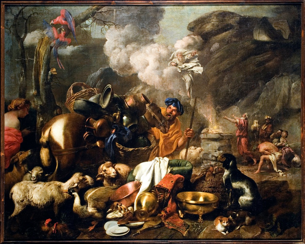 Le sacrifice de Noé après le déluge - Giovanni Benedetto Castiglione