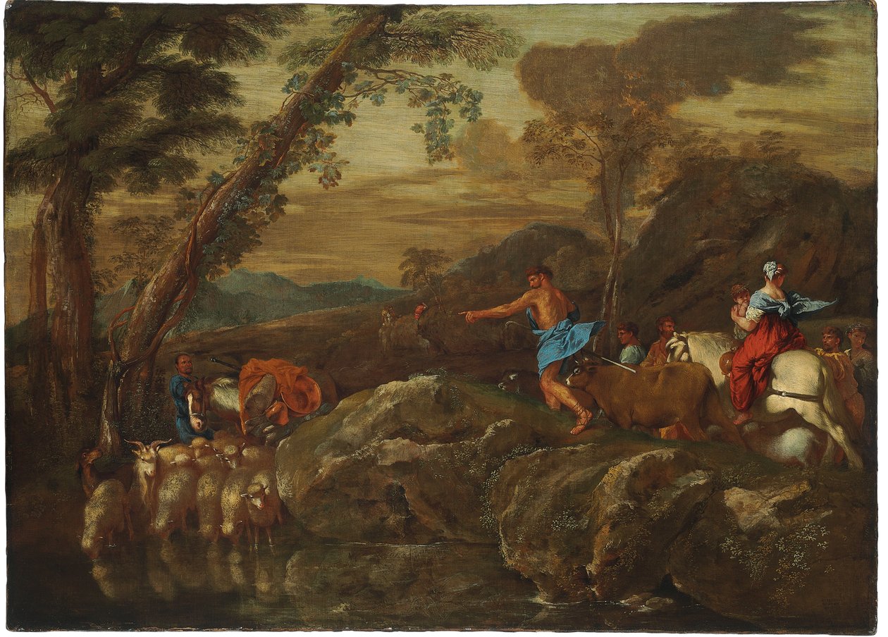 Le voyage de Jacob, 1633 - Giovanni Benedetto Castiglione