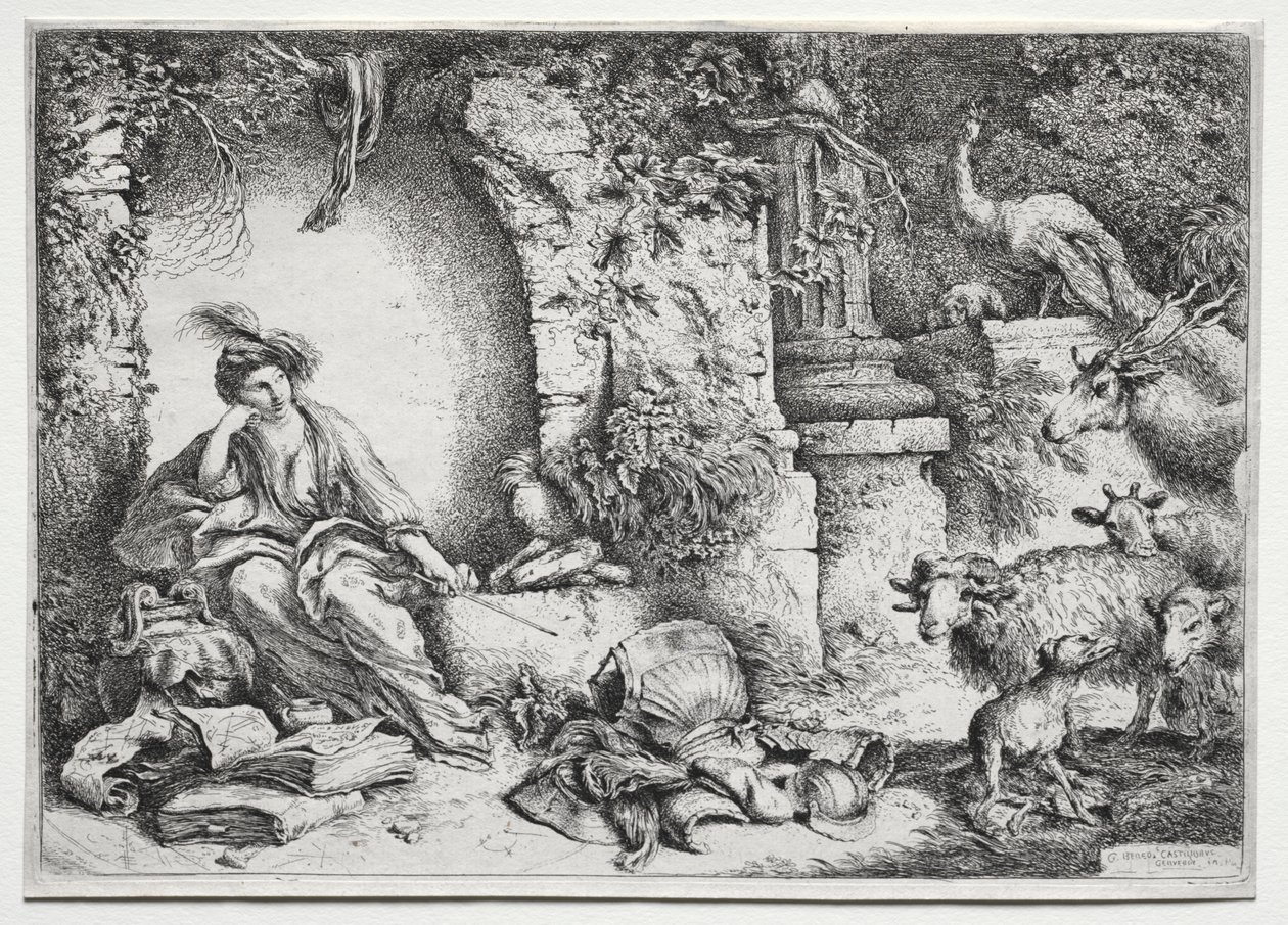 La Mélancolie - Giovanni Benedetto Castiglione