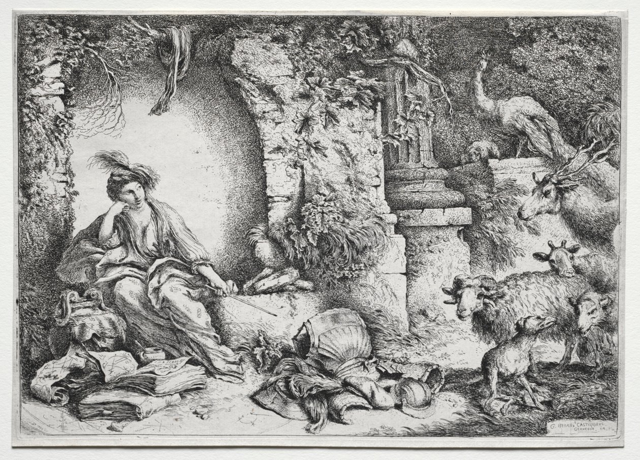 La Mélancolie, vers 1660-1665 - Giovanni Benedetto Castiglione