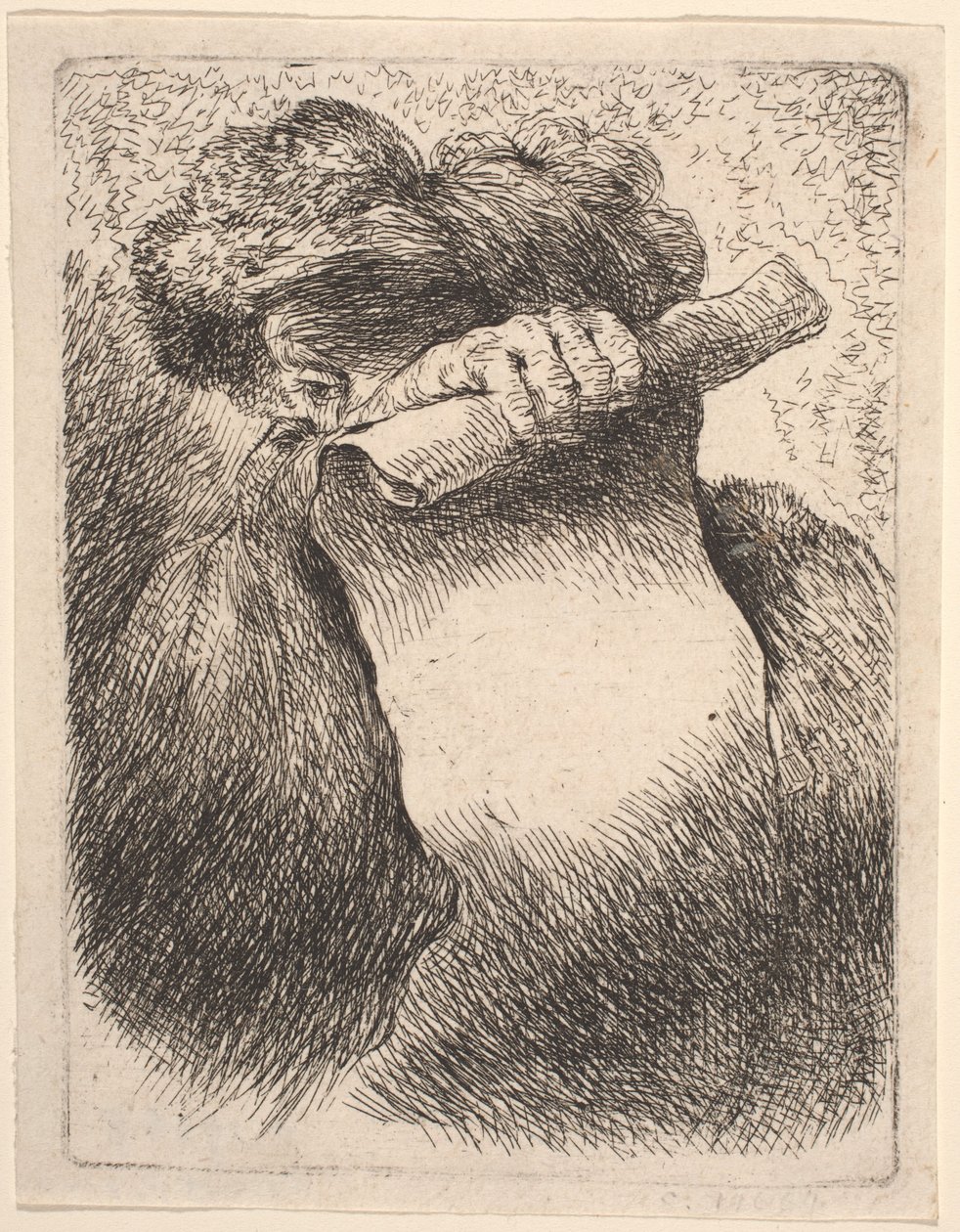 Homme avec un parchemin - Giovanni Benedetto Castiglione