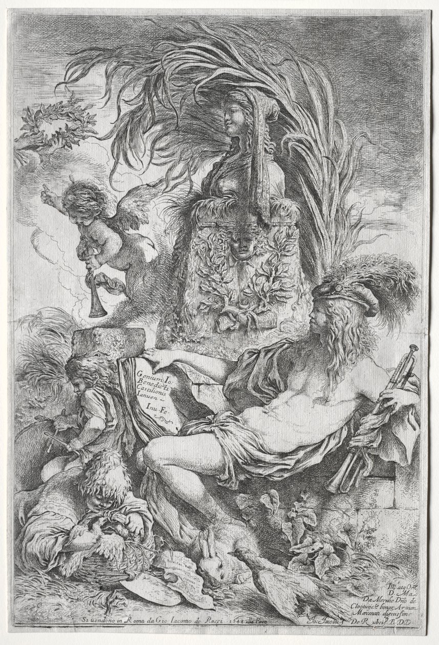 Le Génie de Castiglione, 1648 - Giovanni Benedetto Castiglione