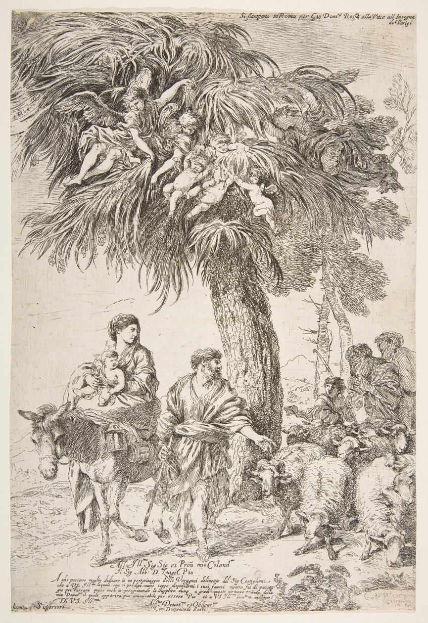 La Sainte Famille en fuite vers l