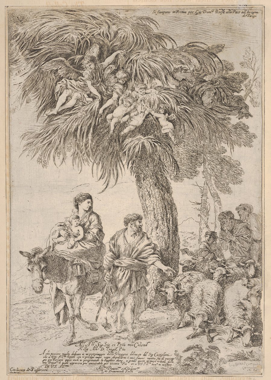 La Sainte Famille en fuite vers l