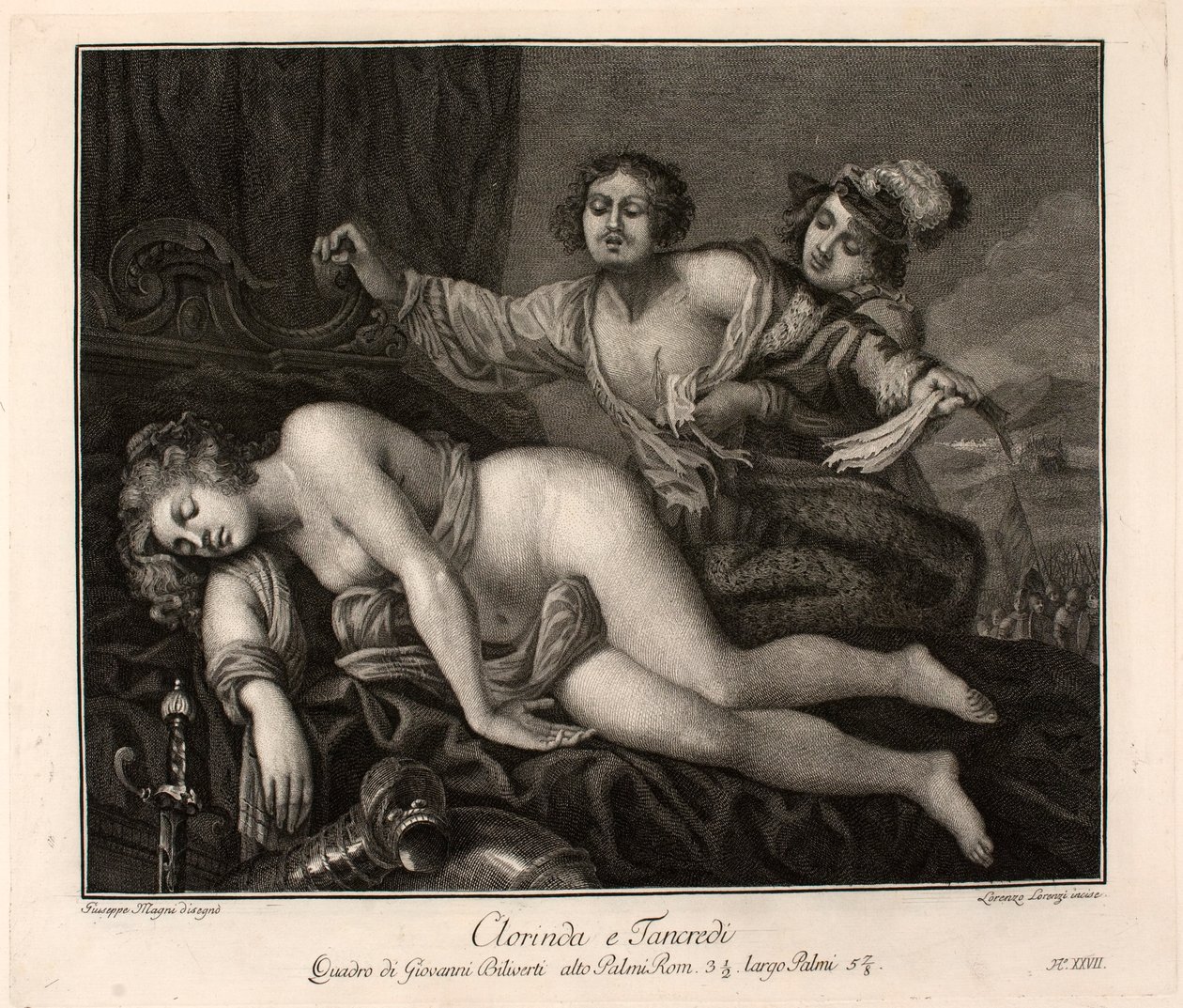 La Lamentation de Tancrède sur le corps de Clorinda - Giovanni Biliverti