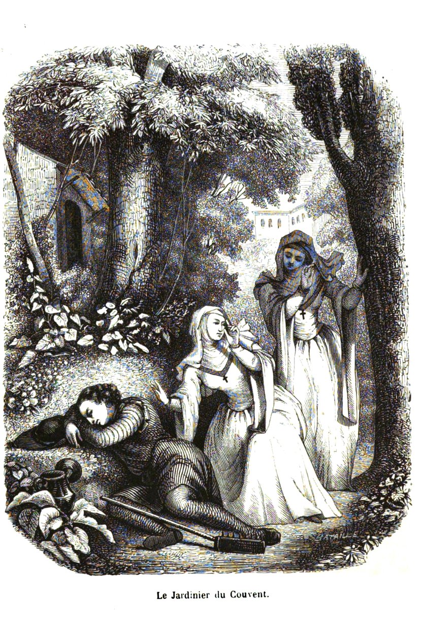 Décaméron - Troisième journée, nouvelle 1 - Le jardinier du couvent - Giovanni Boccaccio