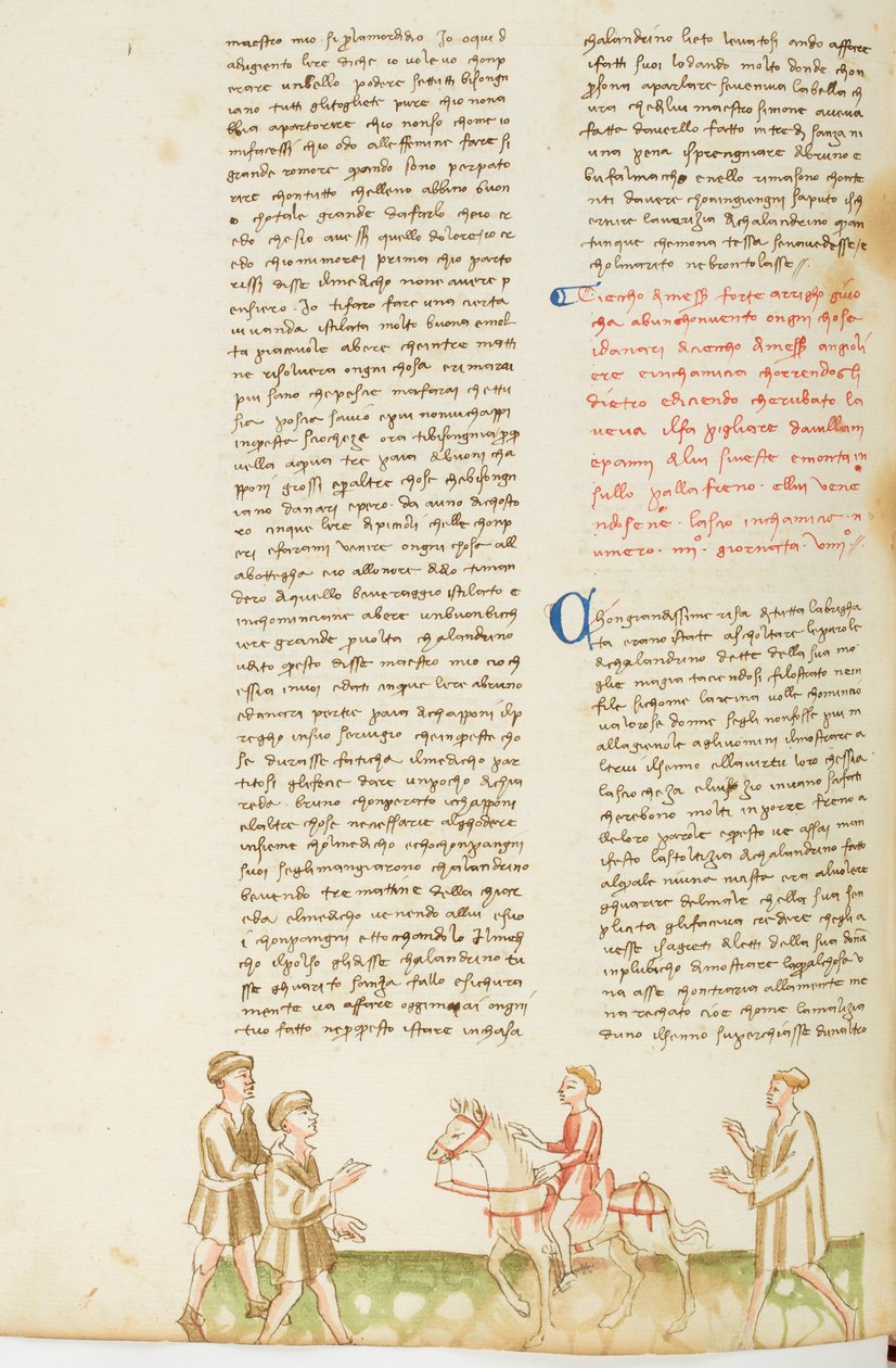 Décaméron, Cecco Angiolieri pris pour un voleur , Neuvième journée, nouvelle 4. - Giovanni Boccaccio