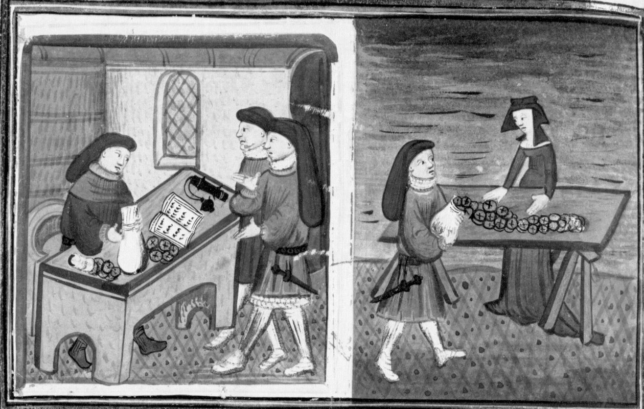 Décaméron, Guasparruolo prête de l’argent à Gulfardo ; Gulfardo remet l’argent à Ambrogia. Huitième journée, nouvelle 1 - Giovanni Boccaccio