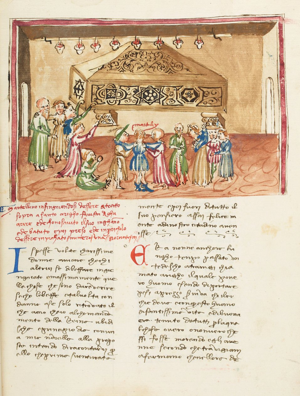 Décaméron, La hart au col ; Martellino au tombeau de saint Henri de Trévise, Deuxième journée, nouvelle 1. - Giovanni Boccaccio