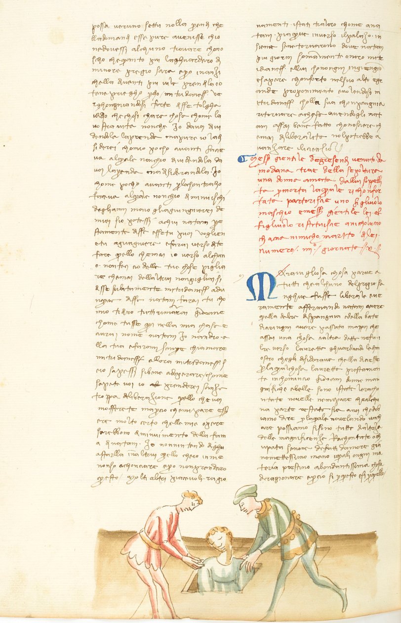 Décaméron, La morte vivante Gentil Carisendi exhumant Catalina, Dixième journée, nouvelle 4. - Giovanni Boccaccio