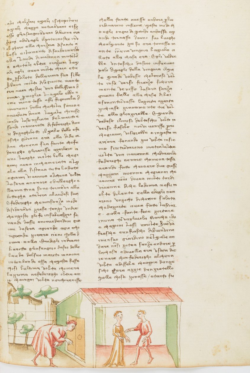 Décaméron, Le fantôme - Tessa dalla Cuculia abusant son époux , Septième journée, nouvelle 1. - Giovanni Boccaccio
