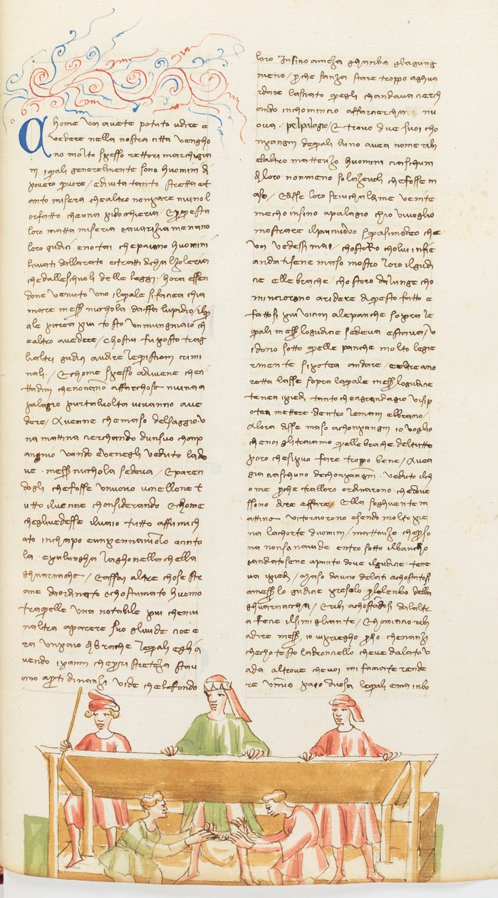 Décaméron, Les culottes escamotées - Maso del Saggio et ses compagnons humiliant le juge , Huitième journée, nouvelle 5. - Giovanni Boccaccio
