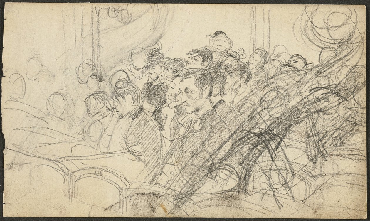 Audience dans un théâtre parisien I - Giovanni Boldini