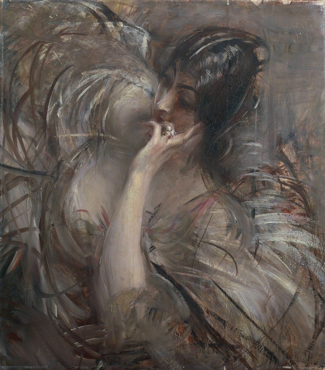 Italie, Portrait de Madame De Joss - Giovanni Boldini