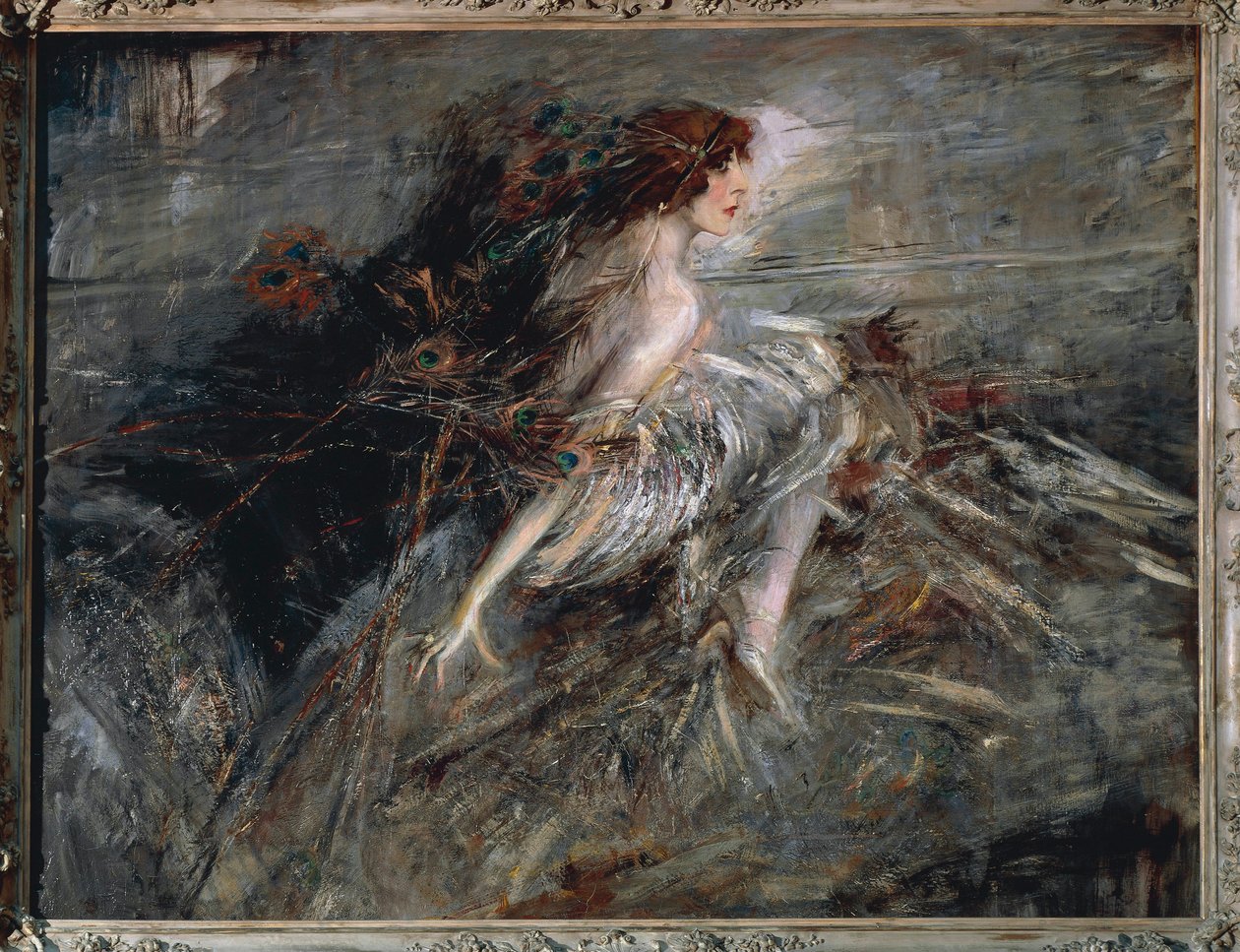 Italie, Rome, Portrait de la Marquise Luisa Casati - Giovanni Boldini