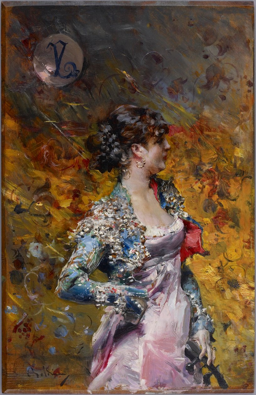 Dame à la guitare - Giovanni Boldini