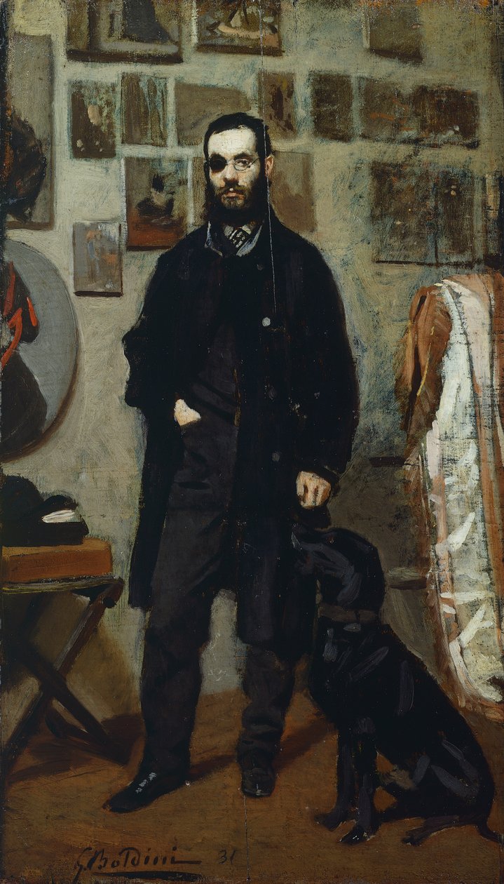 Portrait de Giuseppe Abbati, par Giovanni Boldini - Giovanni Boldini