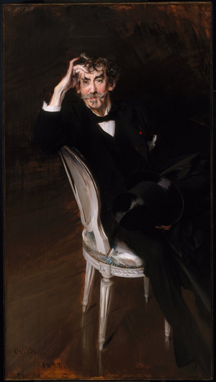 Portrait de James Abbott McNeil Whistler (1834-1903) 1897 - Giovanni Boldini