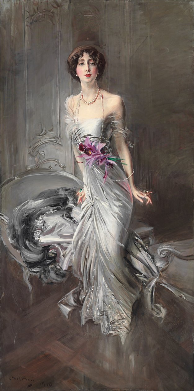 Portrait de Madame Eugene Doyen - Giovanni Boldini