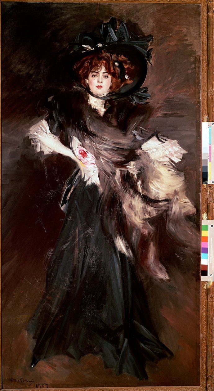 Portrait de Mademoiselle Lantelme - Giovanni Boldini