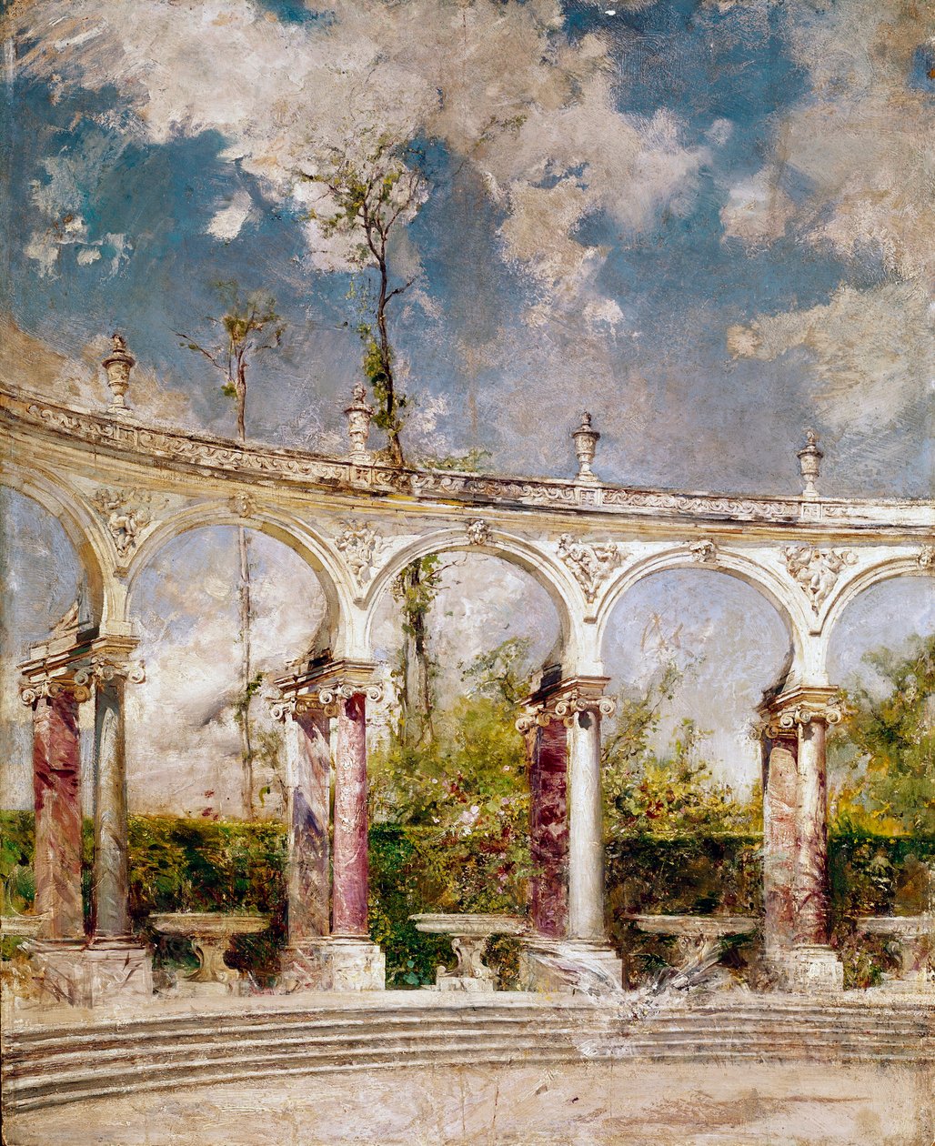 La Colonnade à Versailles - Giovanni Boldini