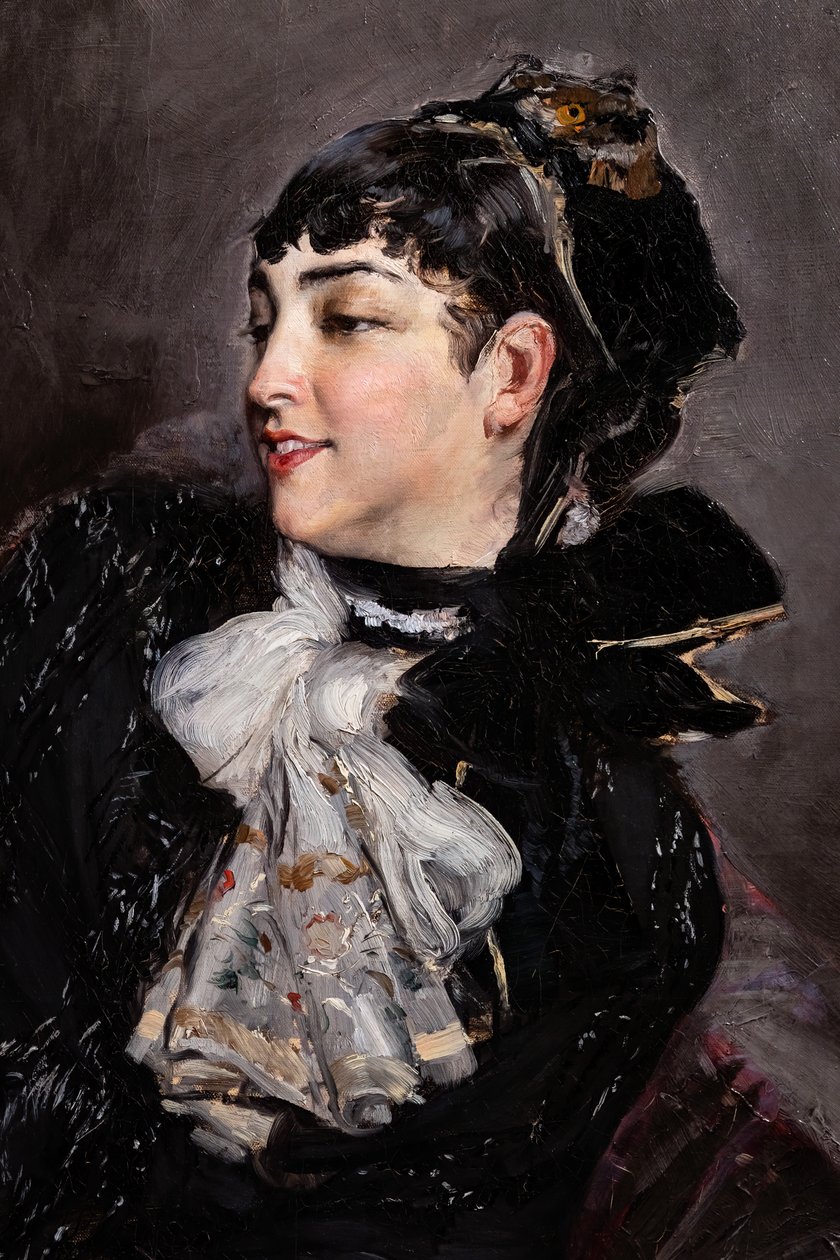 La Comtesse de Rasty sur le Canapé (détail) - Giovanni Boldini