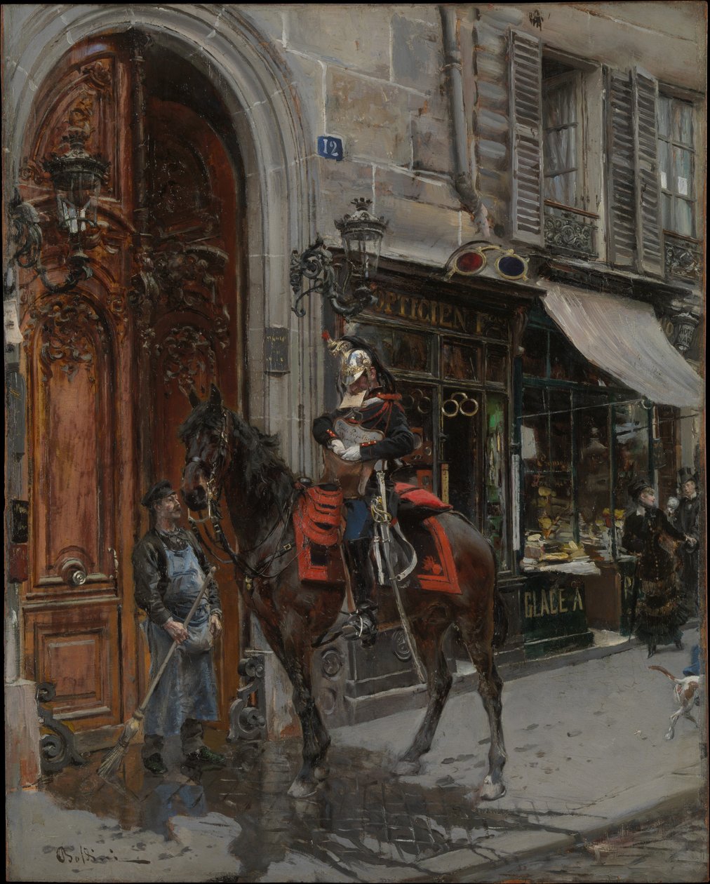 Le porteur de dépêche - Giovanni Boldini