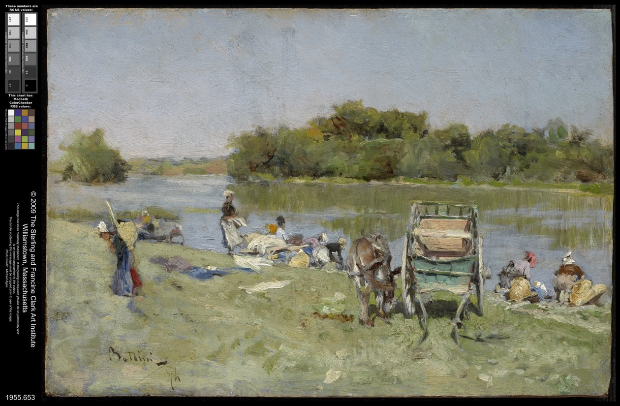 Les lavandières - Giovanni Boldini