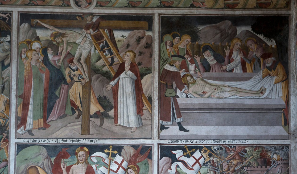 Scènes de la Passion du Christ, c.1492 (fresque) - Giovanni Canavesio