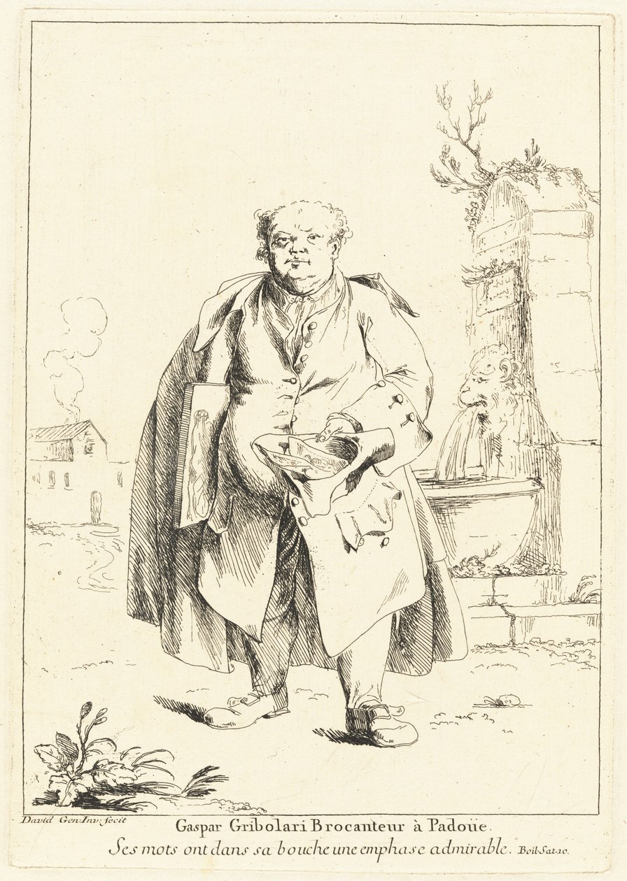 Gaspar Gribolari, brocanteur à Padoue - Giovanni David