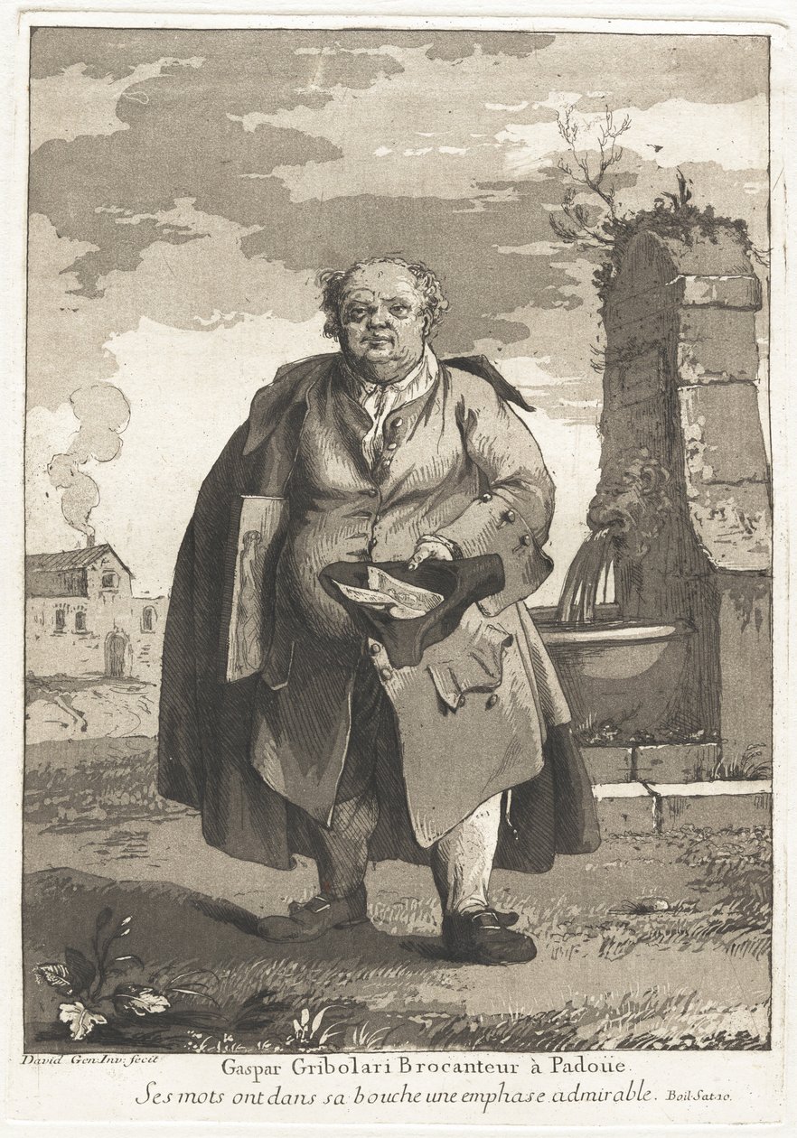 Gaspar Gribolari, brocanteur à Padoue - Giovanni David