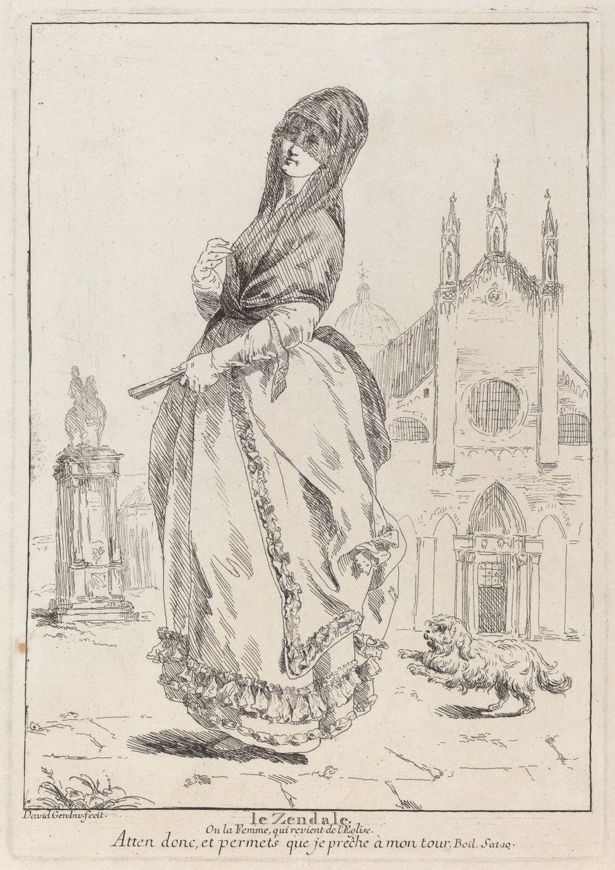 Le Zendale (Femme en capuche, ou la femme revenant de l