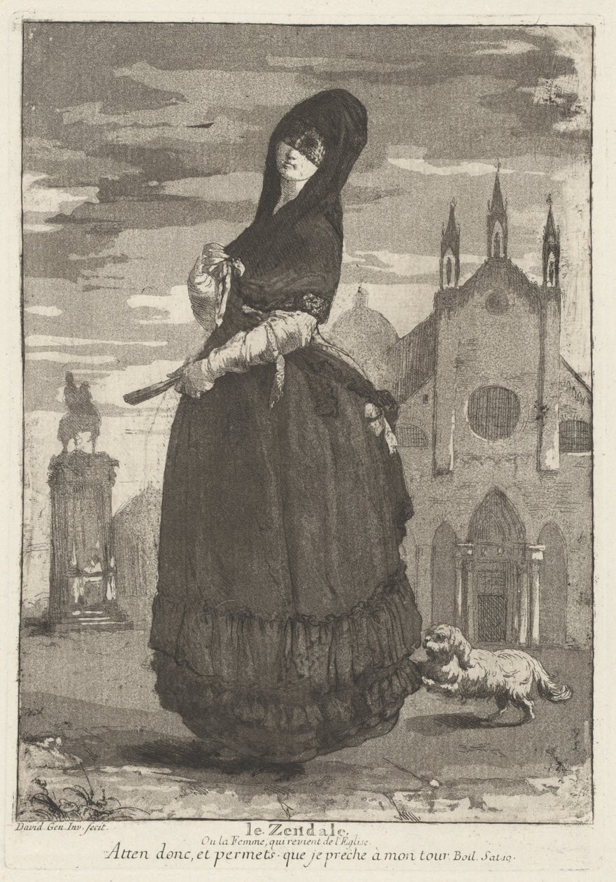 Le Zendale (Femme en capuche, ou la femme revenant de l