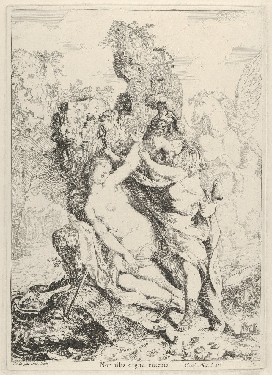 Persée sauvant Andromède, 1775 - Giovanni David