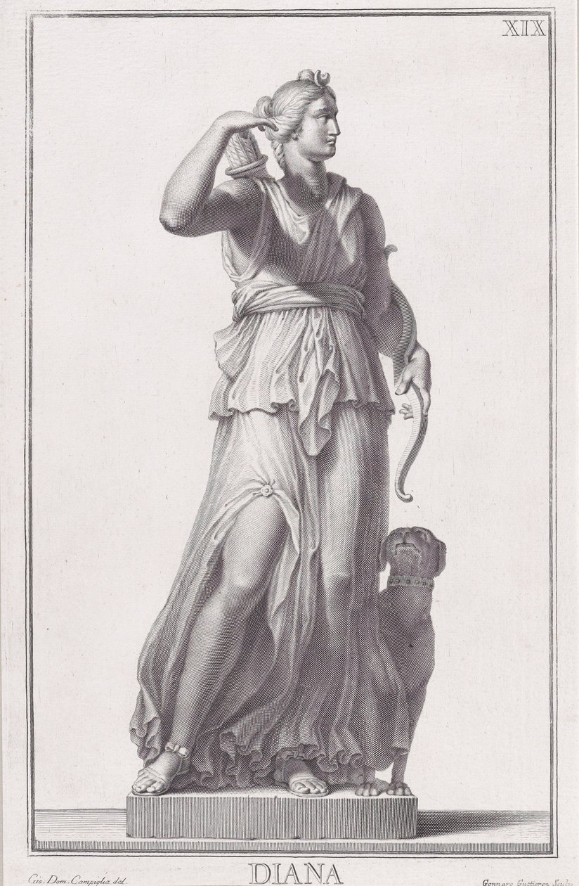 Statue de Diane, 1734 - Giovanni Domenico Campiglia