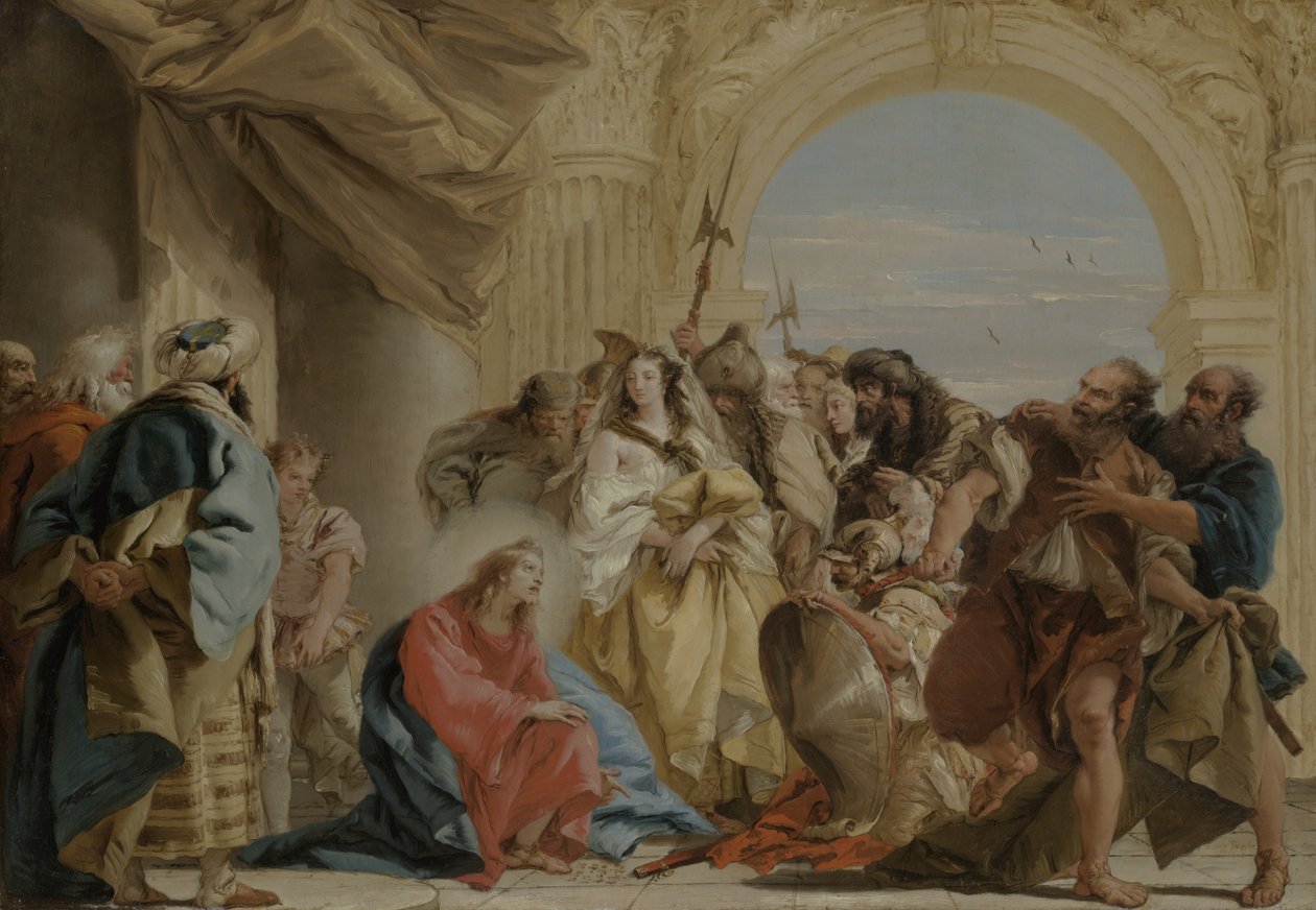 Le Christ et la femme prise en flagrant délit d