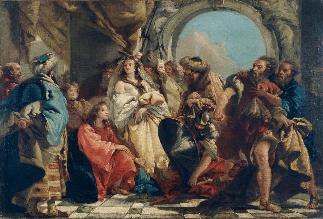 Christ et la femme adultère - Giovanni Domenico Tiepolo