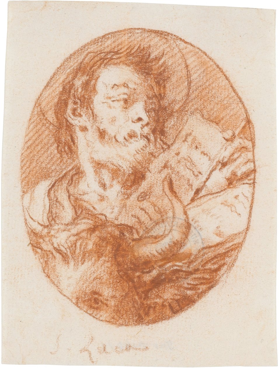 Der heilige Lukas - Giovanni Domenico Tiepolo