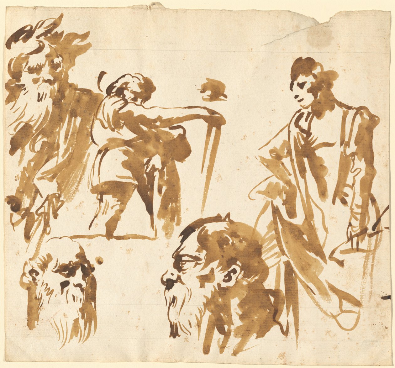 Figures et visages - Giovanni Domenico Tiepolo