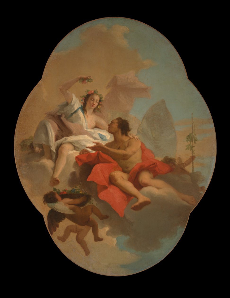 Flora und Zephyr - Giovanni Domenico Tiepolo