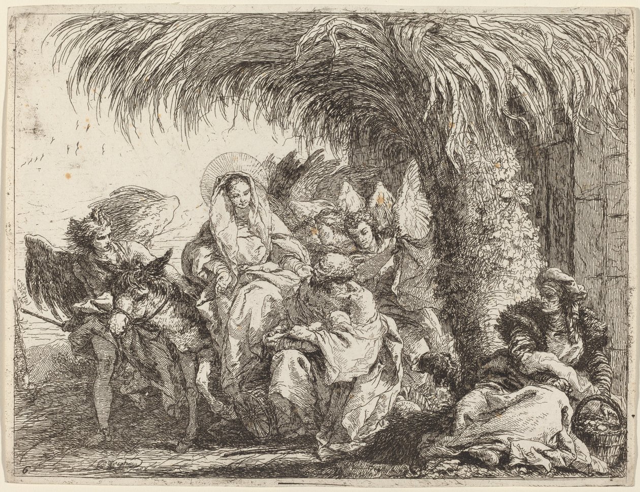 Joseph agenouillé avec l
