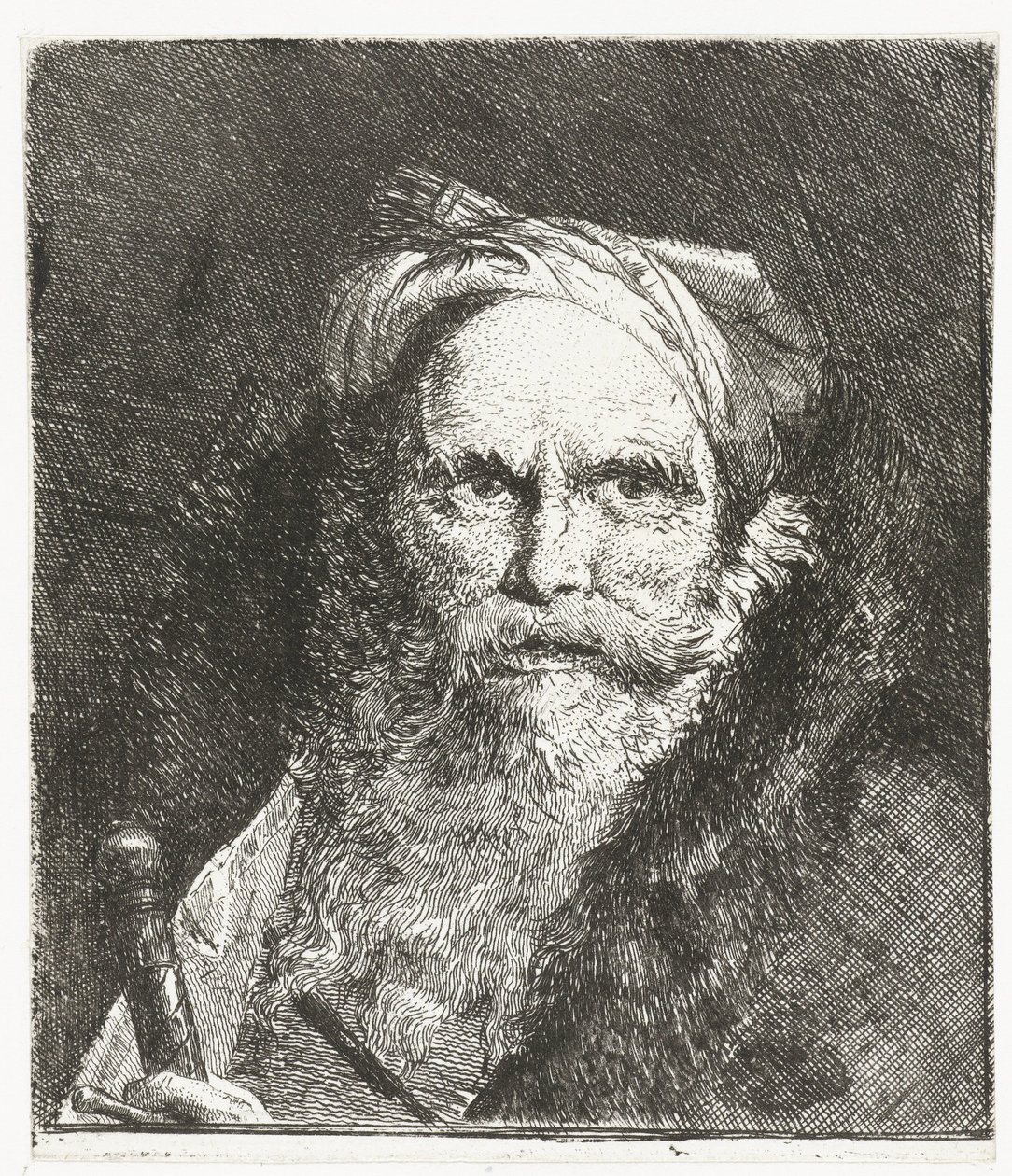 Homme avec épée - Giovanni Domenico Tiepolo