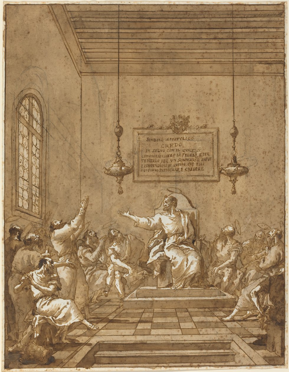 Le Credo des Apôtres - Giovanni Domenico Tiepolo