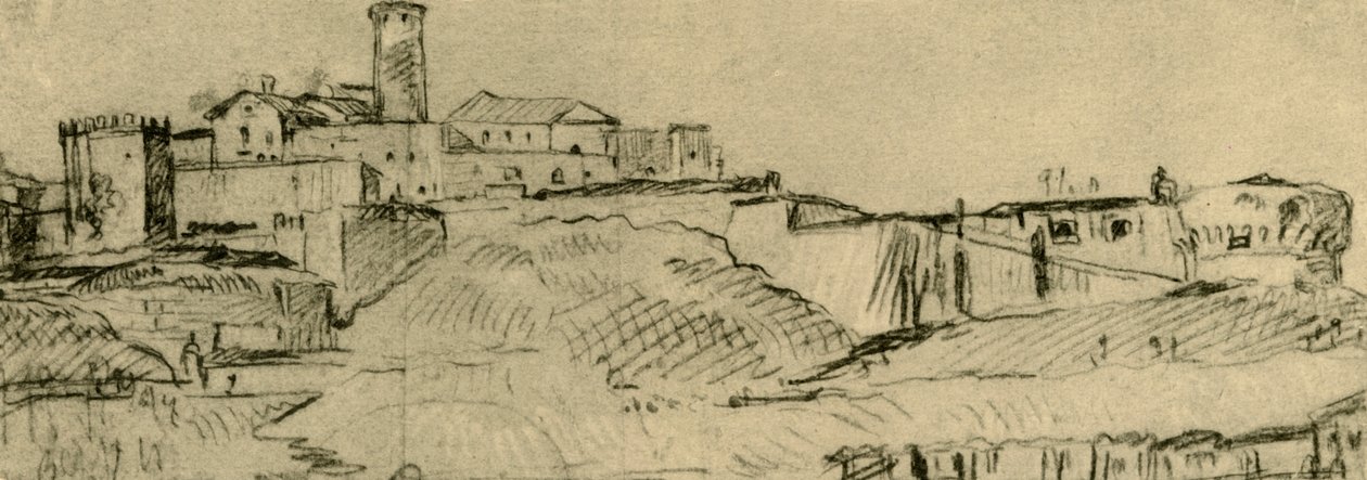 La citadelle de Brescia, milieu-fin du 18ème siècle, 1928 - Giovanni Domenico Tiepolo