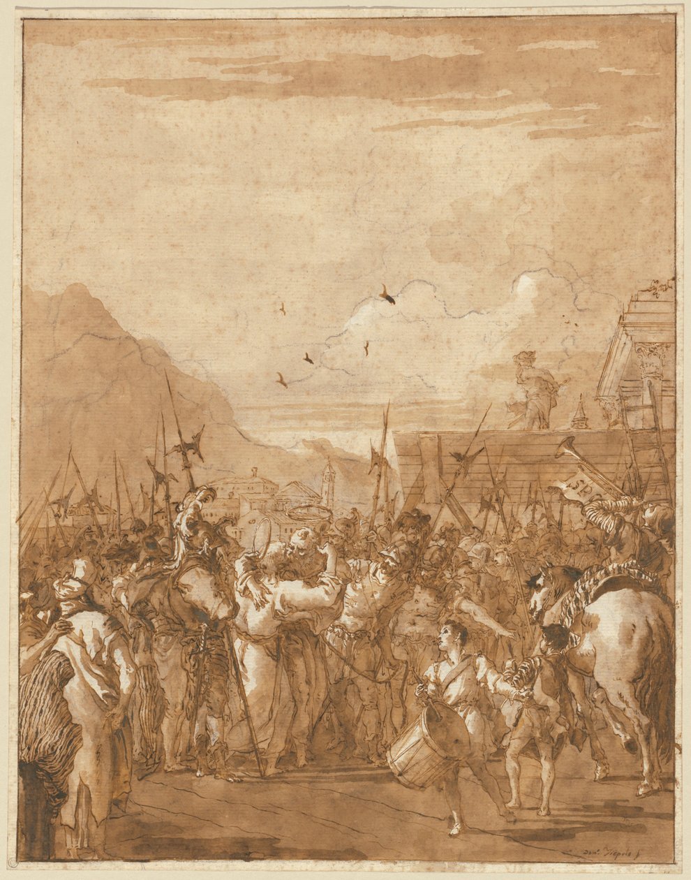 La séparation de Saint Pierre et Saint Paul - Giovanni Domenico Tiepolo