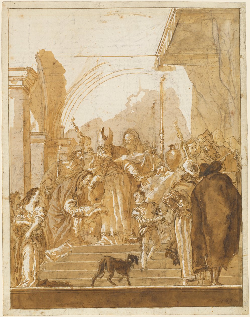 Die Darstellung im Tempel - Giovanni Domenico Tiepolo