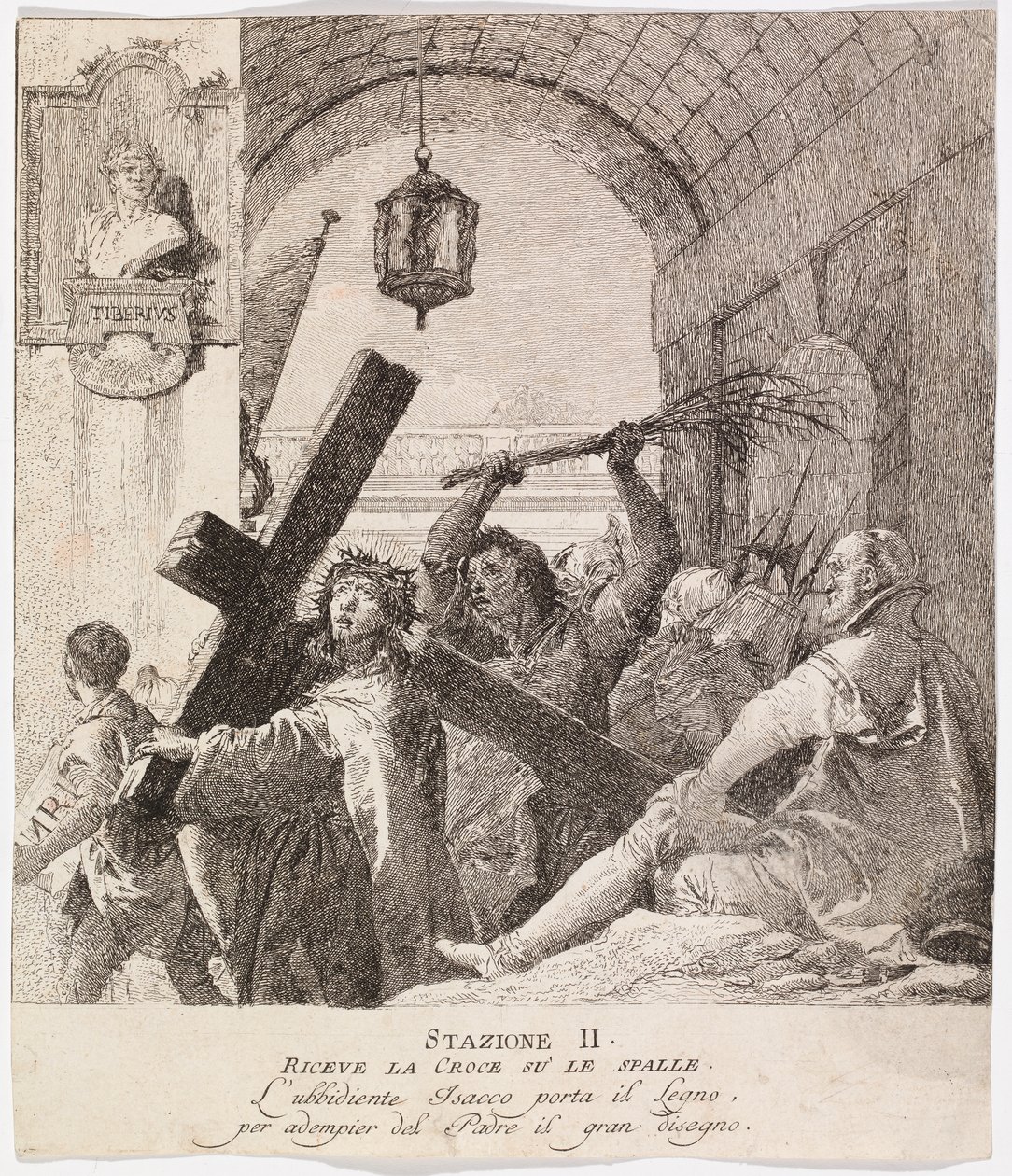 Via crucis - Station II. Jésus prend sa croix - Giovanni Domenico Tiepolo