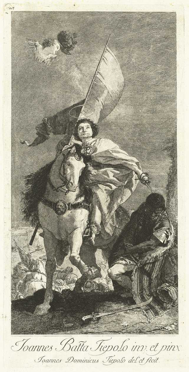 Saint Jacques de Compostelle - Giovanni Domenico Tiepolo after Giovanni Battista Tiepolo