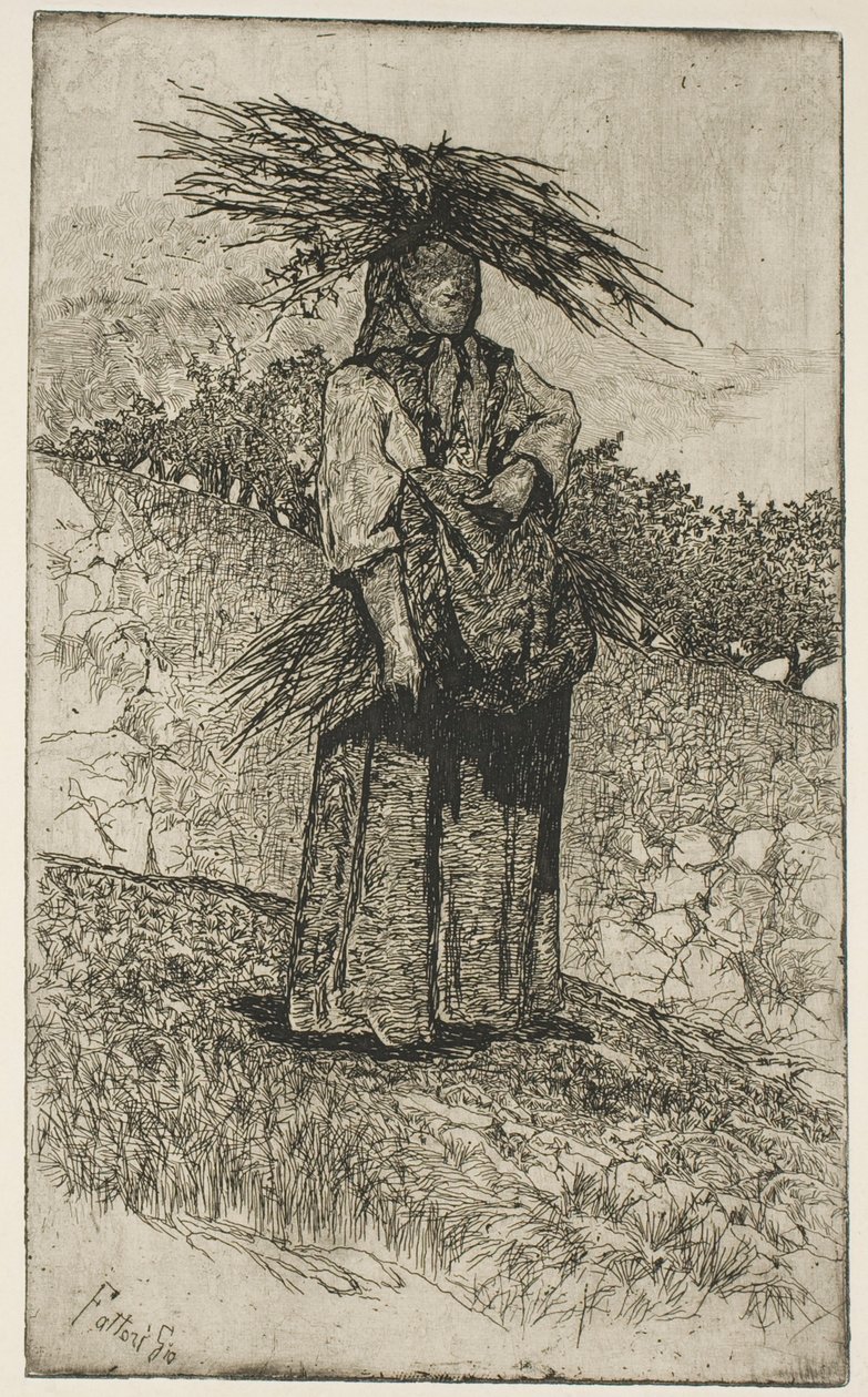Boscaiola - Giovanni Fattori